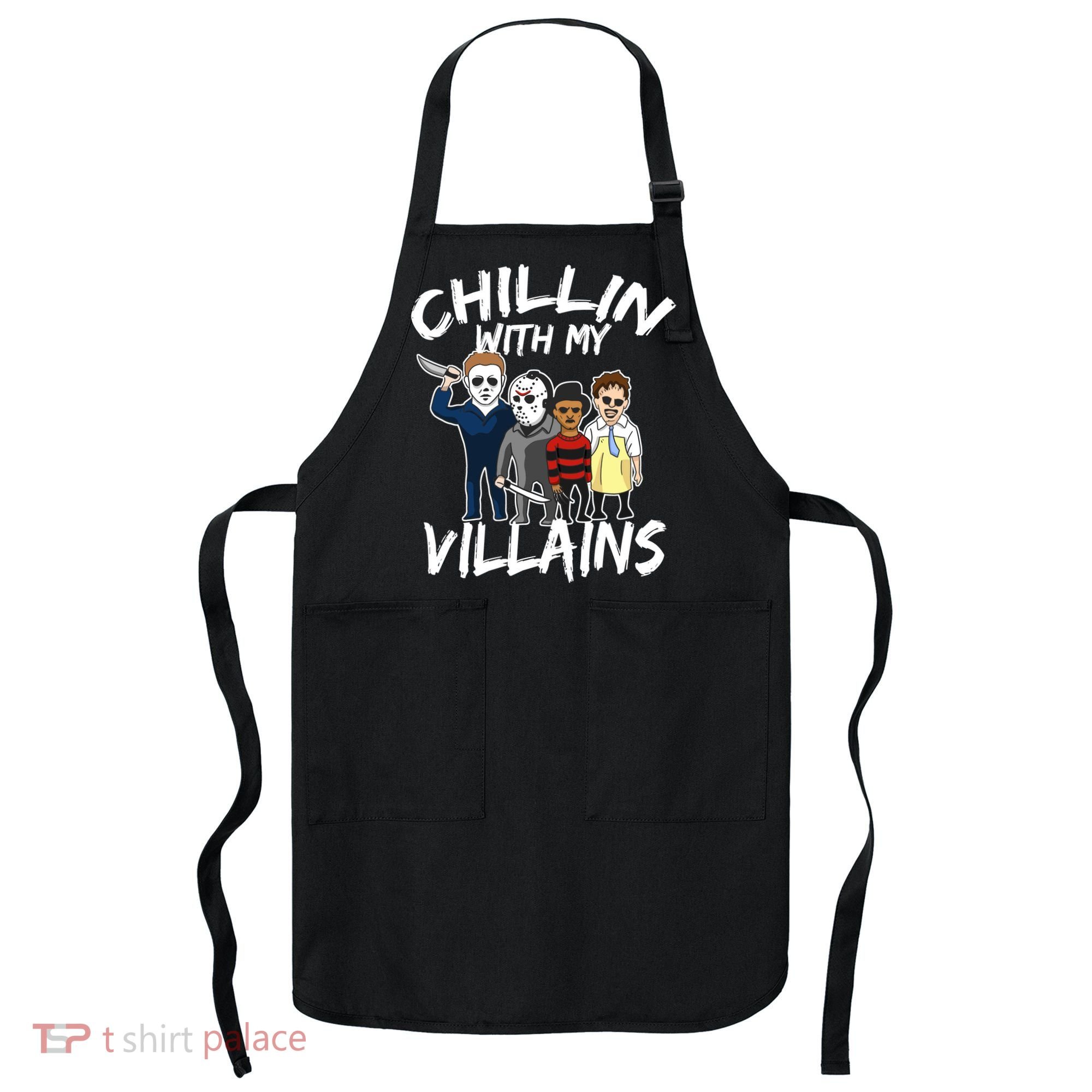 Chillin With My Villains Apron