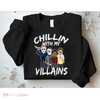 Chillin With My Villains Sweatshirt thumb 2