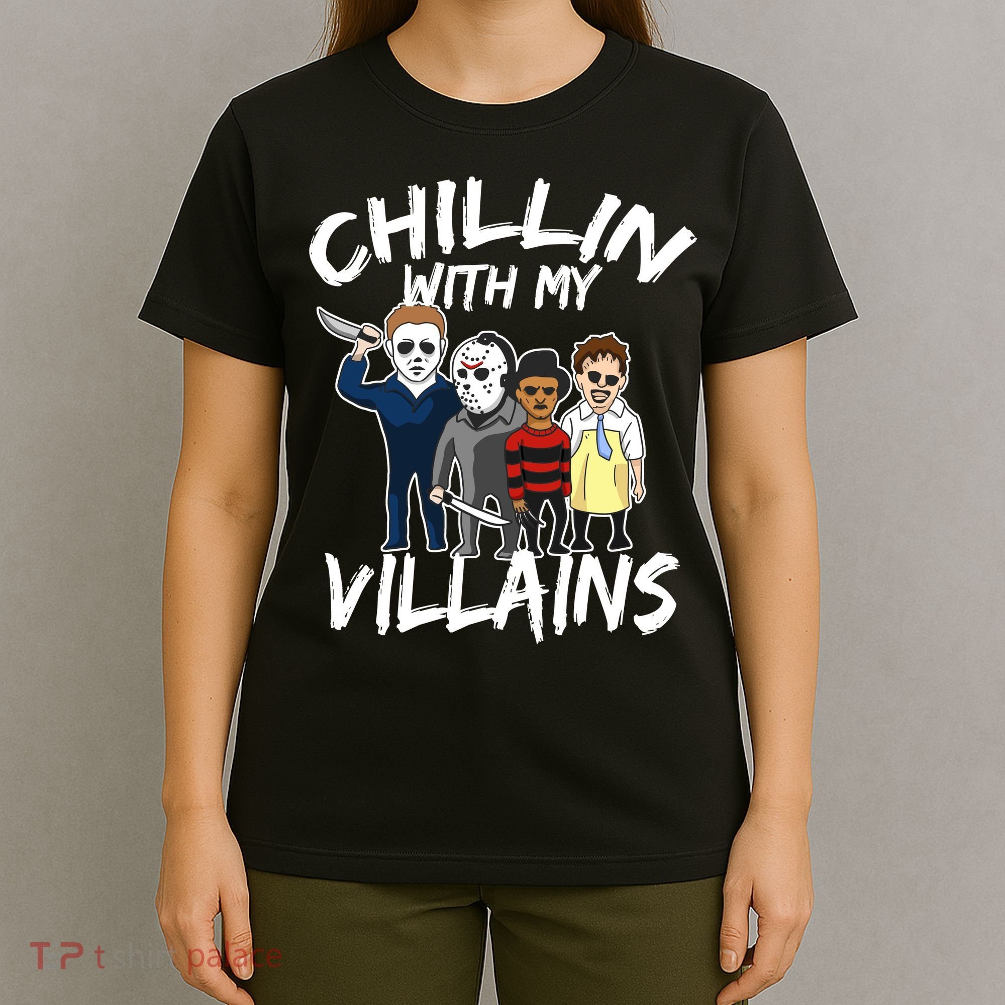 Chillin With My Villains T-Shirt