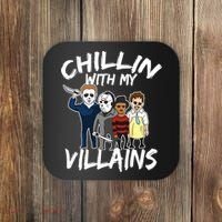 Chillin With My Villains Coaster thumb 0