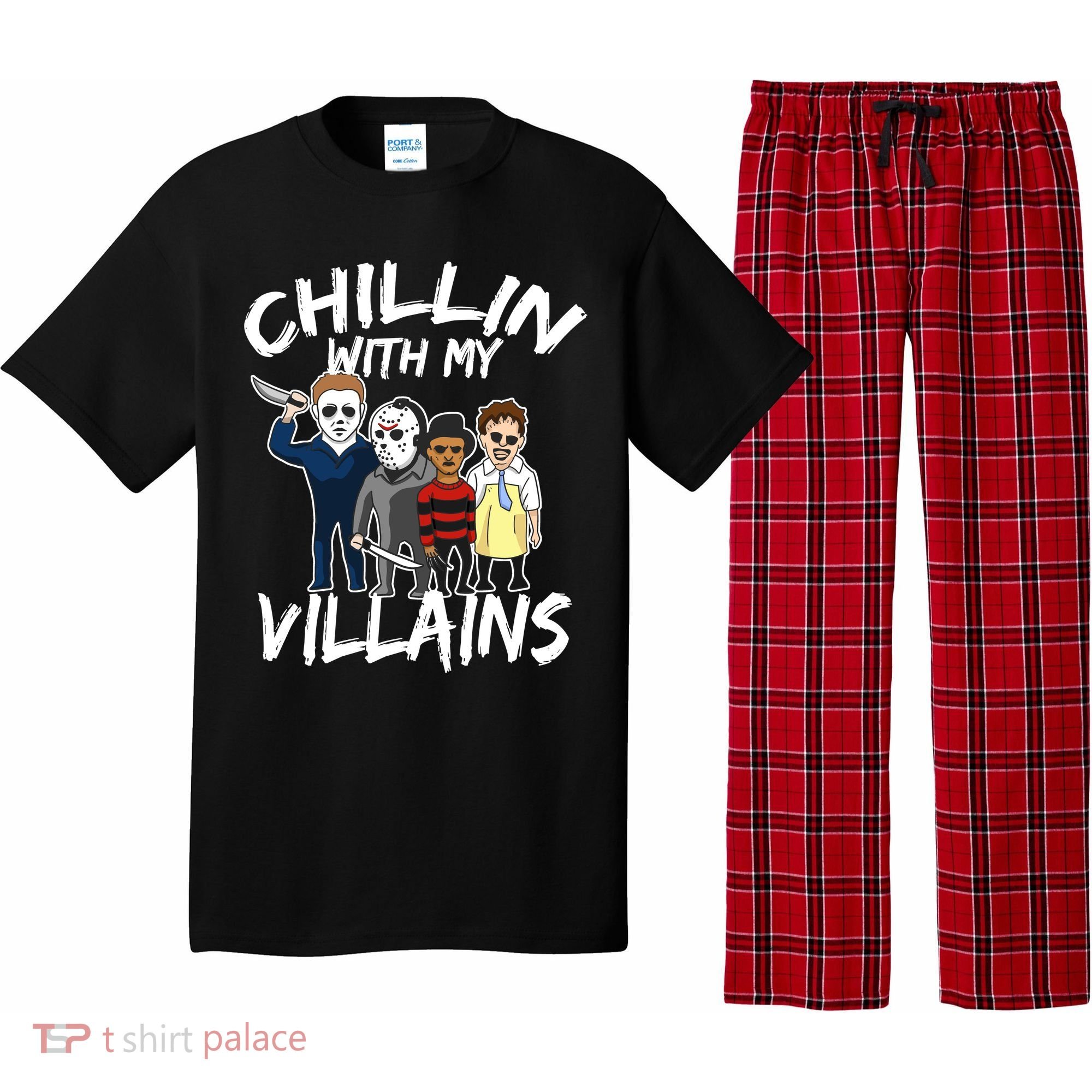 Chillin With My Villains Pajama Set