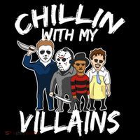 Chillin With My Villains Women's Hoodie thumb 2