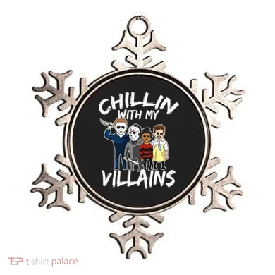 Chillin With My Villains Ornament