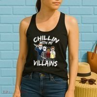 Chillin With My Villains Women's Tank Top thumb 2