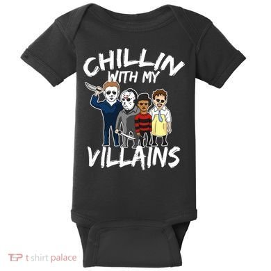 Chillin With My Villains Baby Bodysuit