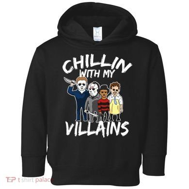 Chillin With My Villains Toddler Hoodie