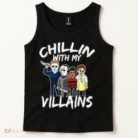 Chillin With My Villains Tank Top thumb 2