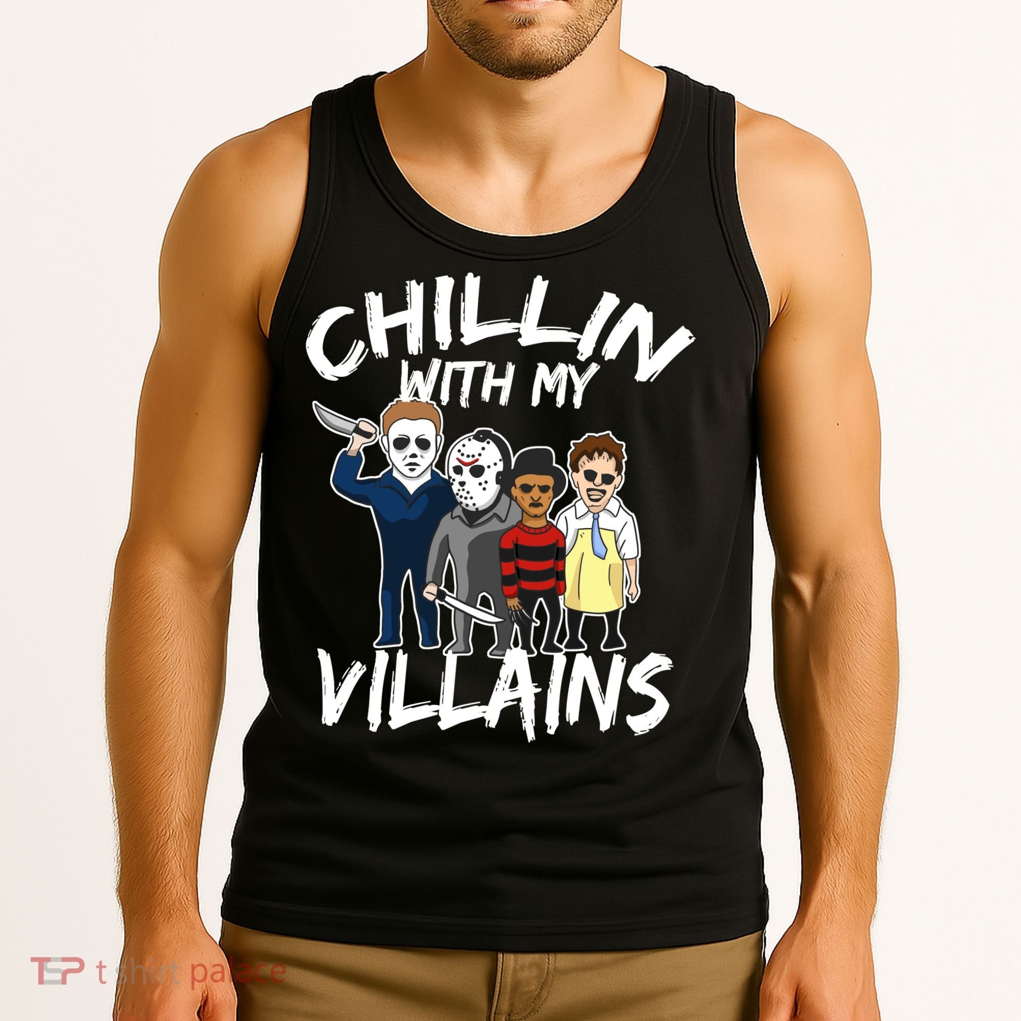 Chillin With My Villains Tank Top
