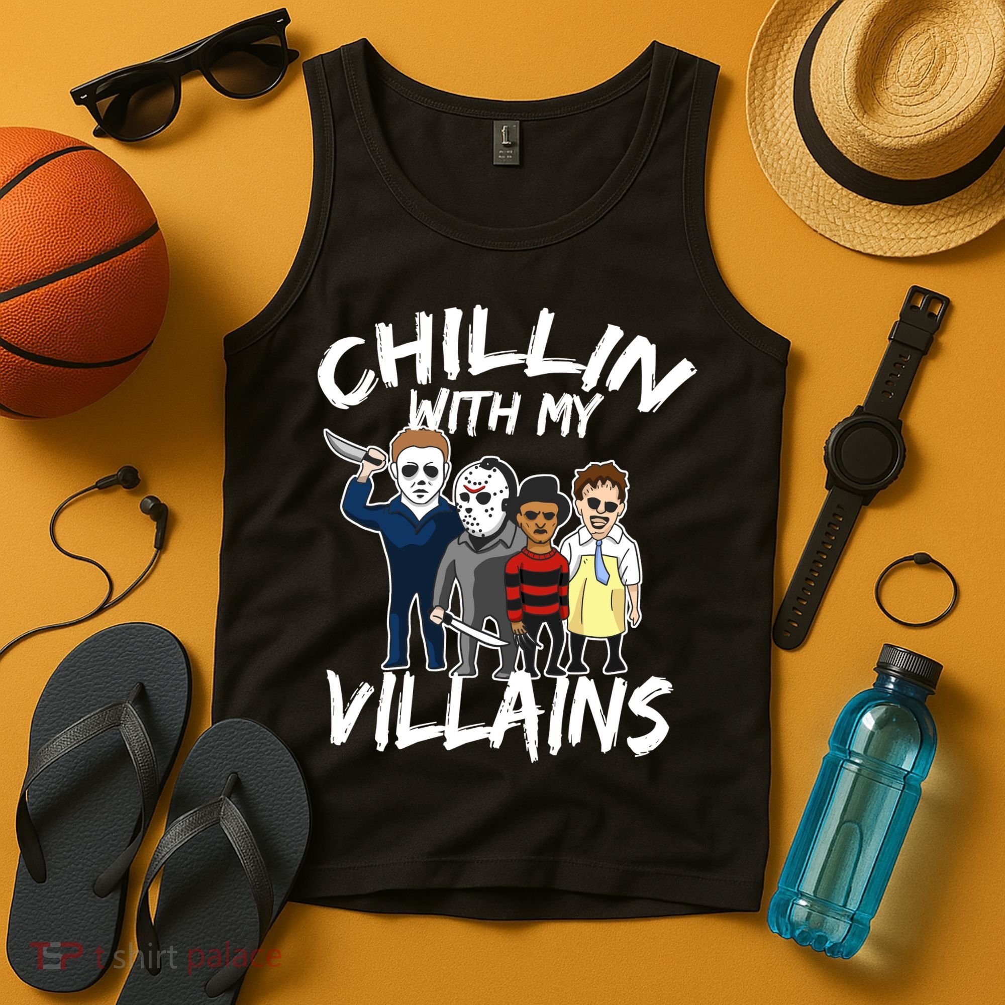 Chillin With My Villains Tank Top