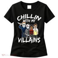 Chillin With My Villains Women's T-Shirt thumb 0