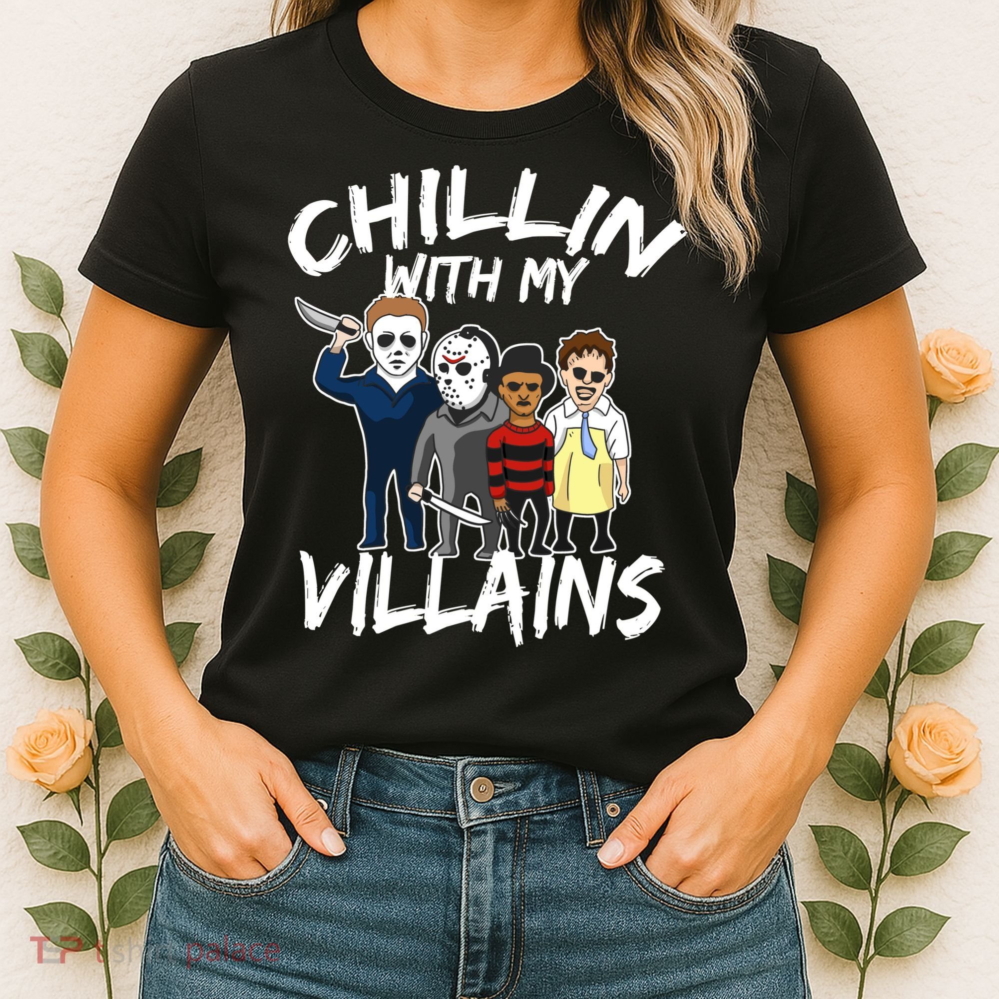 Chillin With My Villains Women's T-Shirt