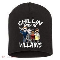 Chillin With My Villains Short Acrylic Beanie thumb 0