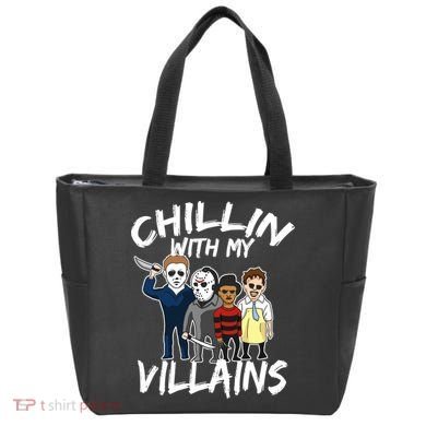 Chillin With My Villains Tote Bag