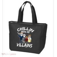 Chillin With My Villains Tote Bag thumb 3
