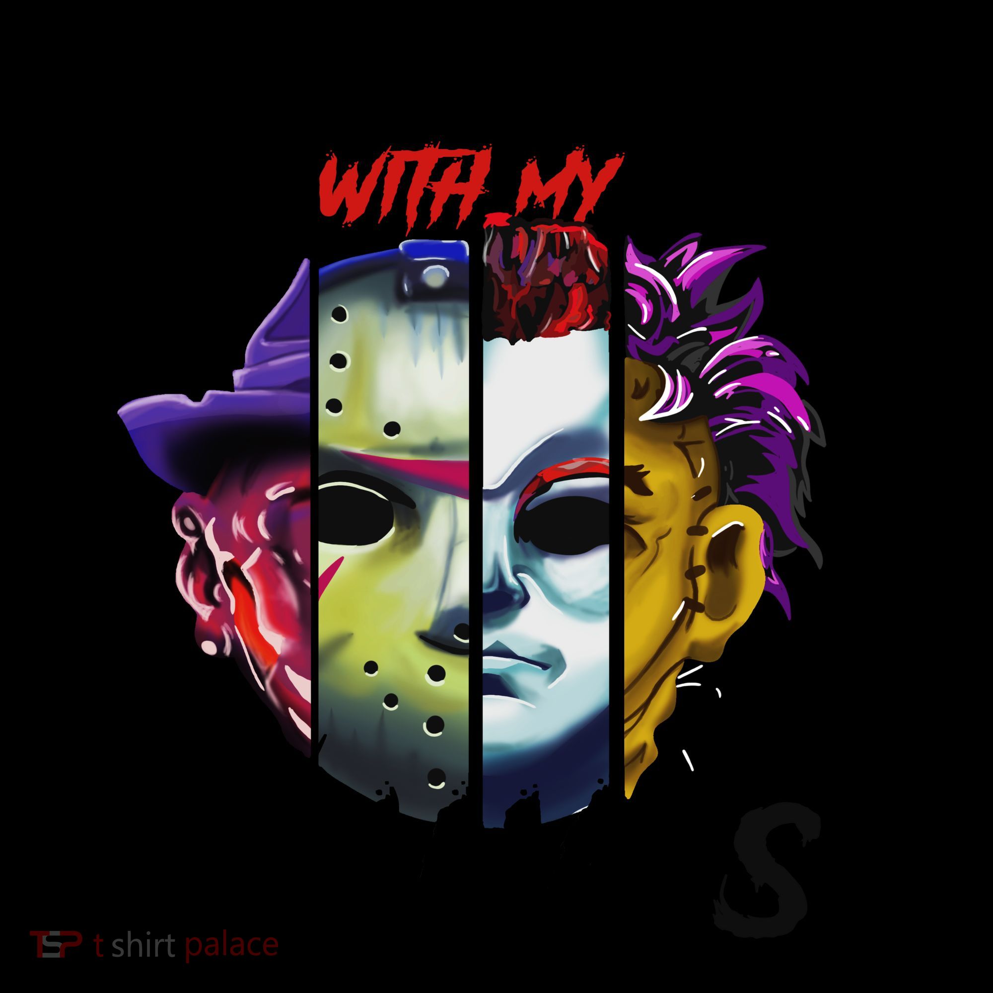 Chillin With My Villains Horror Movie Funny Coffee Mug