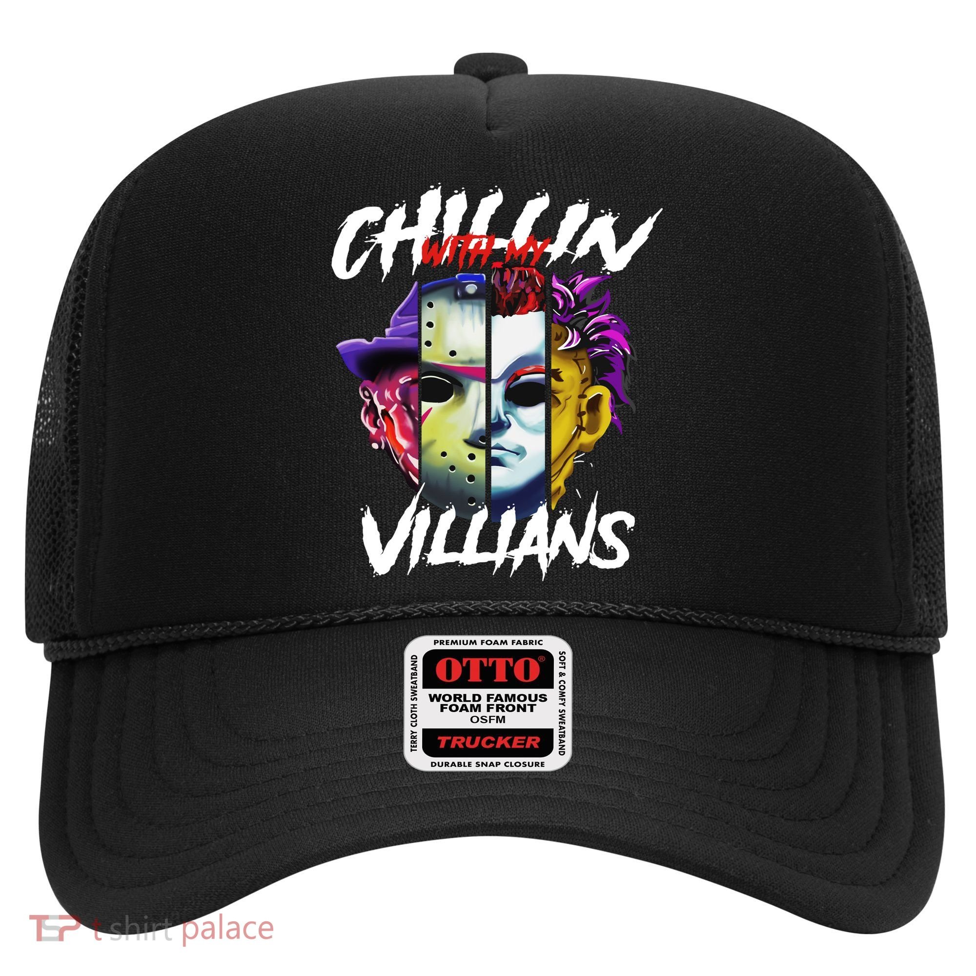Chillin With My Villains Horror Movie Funny Hat