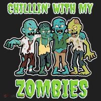 Chillin With My Zombies Women's Sweatshirt thumb 2