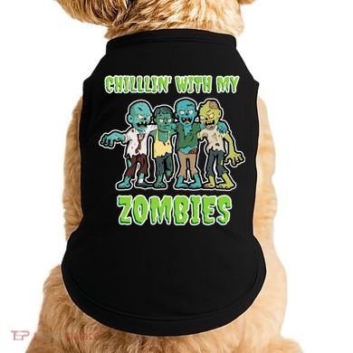 Chillin With My Zombies Doggie Tank