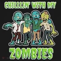Chillin With My Zombies T-Shirt thumb 7