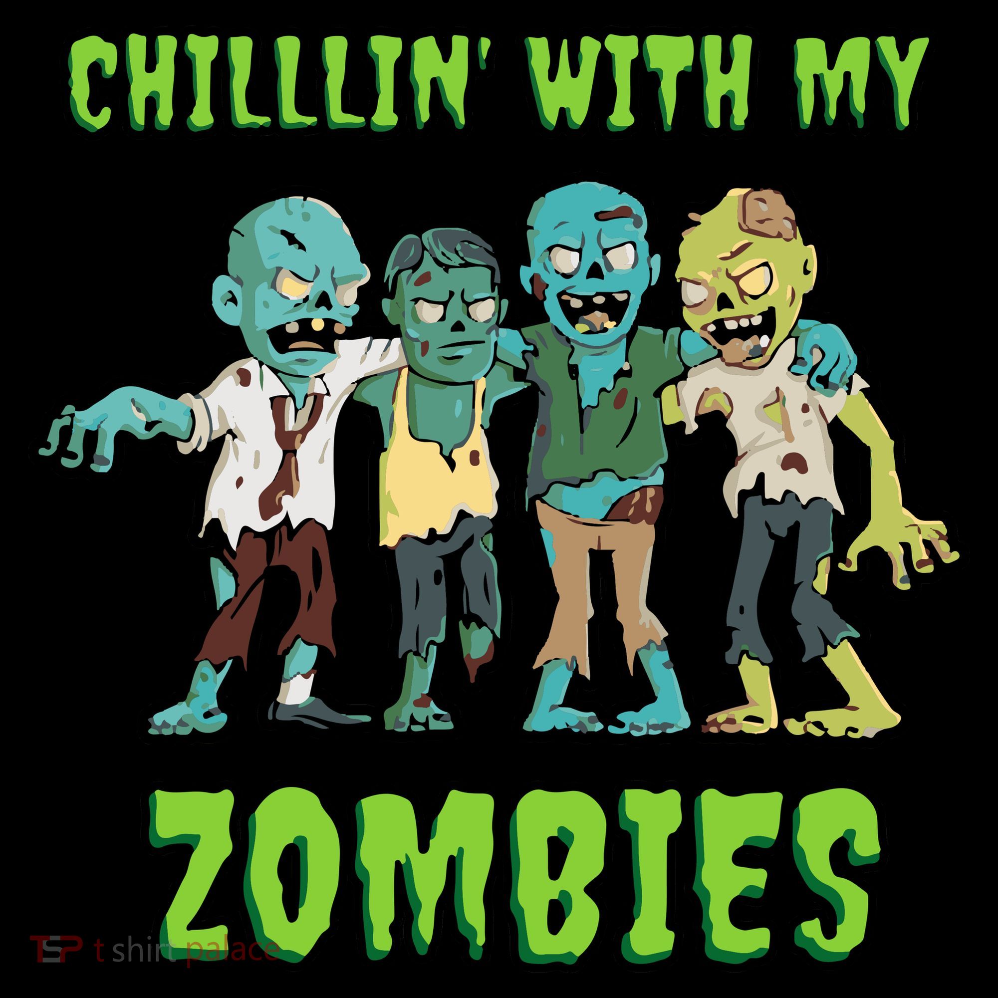 Chillin With My Zombies Coffee Mug