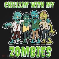 Chillin With My Zombies Polo thumb 3