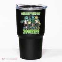 Chillin With My Zombies Tumbler thumb 0