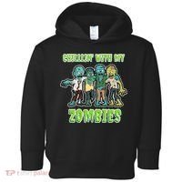 Chillin With My Zombies Toddler Hoodie thumb 0