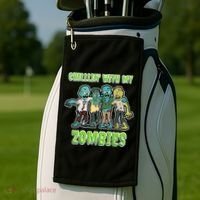 Chillin With My Zombies Golf Towel thumb 2