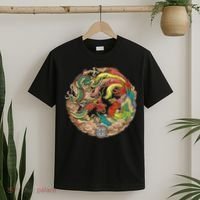 Chinese Dragon and Phoenix Yin Yang T-Shirt thumb 2
