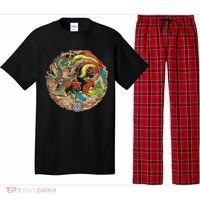 Chinese Dragon and Phoenix Yin Yang Pajama Set thumb 0