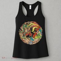 Chinese Dragon and Phoenix Yin Yang Women's Tank Top thumb 3