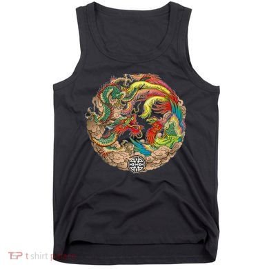 Chinese Dragon and Phoenix Yin Yang Tank Top