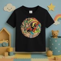 Chinese Dragon and Phoenix Yin Yang Toddler T-Shirt thumb 3