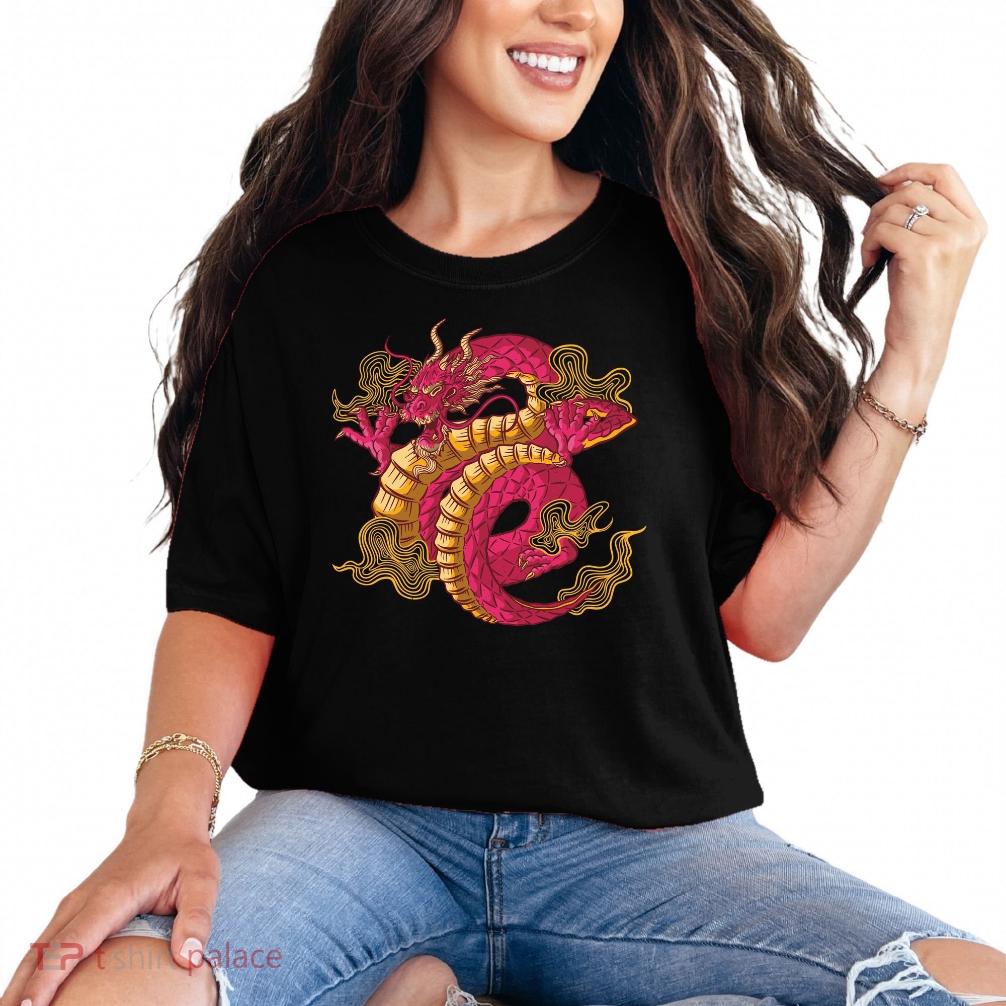 Chinese Dragon Creature Comfort Colors T-Shirt
