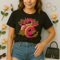 Chinese Dragon Creature Comfort Colors Boxy T-Shirt thumb 2