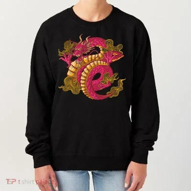 Chinese Dragon Creature Women's Sweatshirt