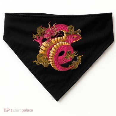 Chinese Dragon Creature USA-Made Doggie Bandana