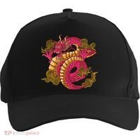 Chinese Dragon Creature Five-Panel Snapback Cap thumb 0