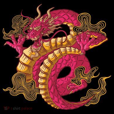 Chinese Dragon Creature Bucket Hat