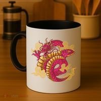 Chinese Dragon Creature Coffee Mug thumb 4