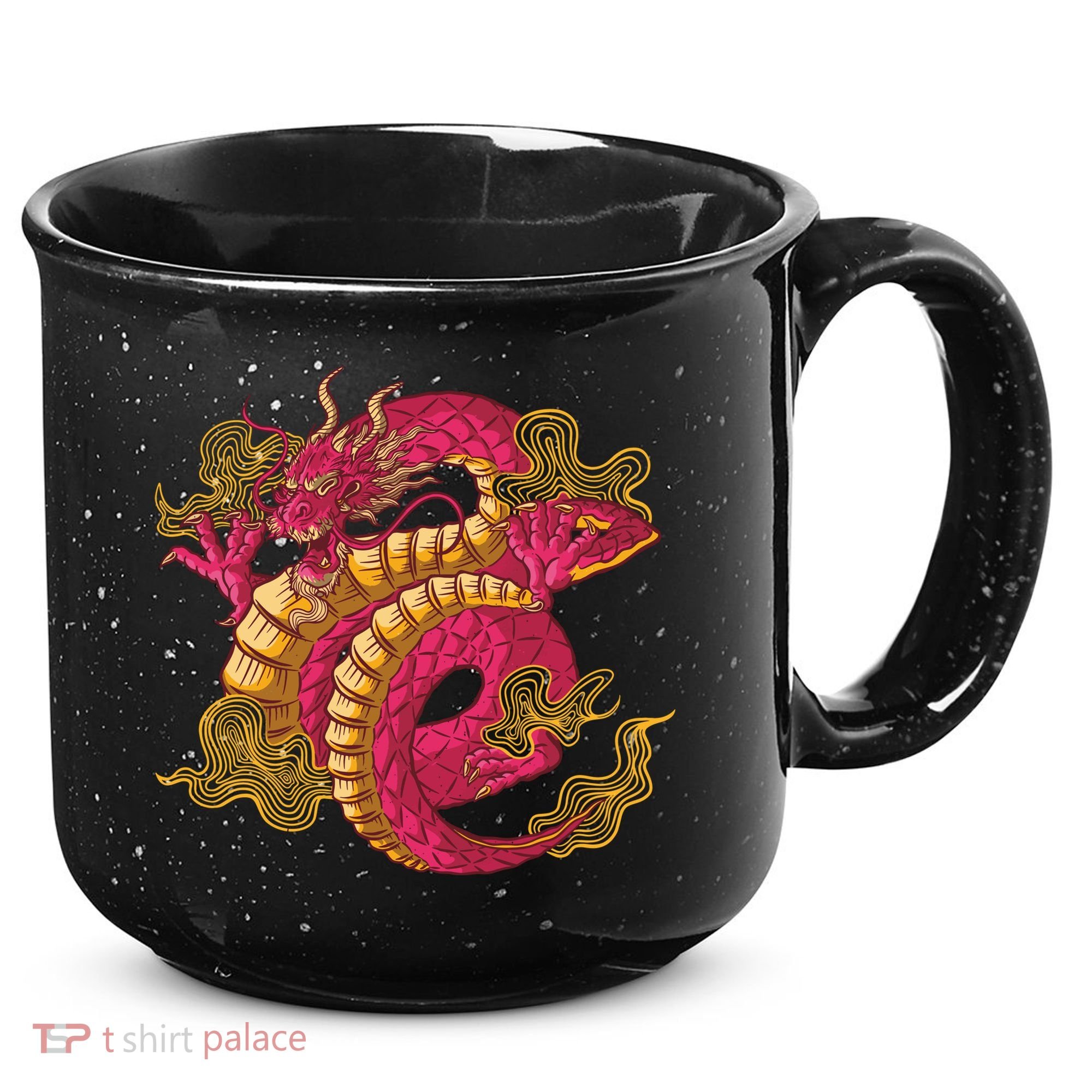 Chinese Dragon Creature 15oz Campfire Ceramic Mug