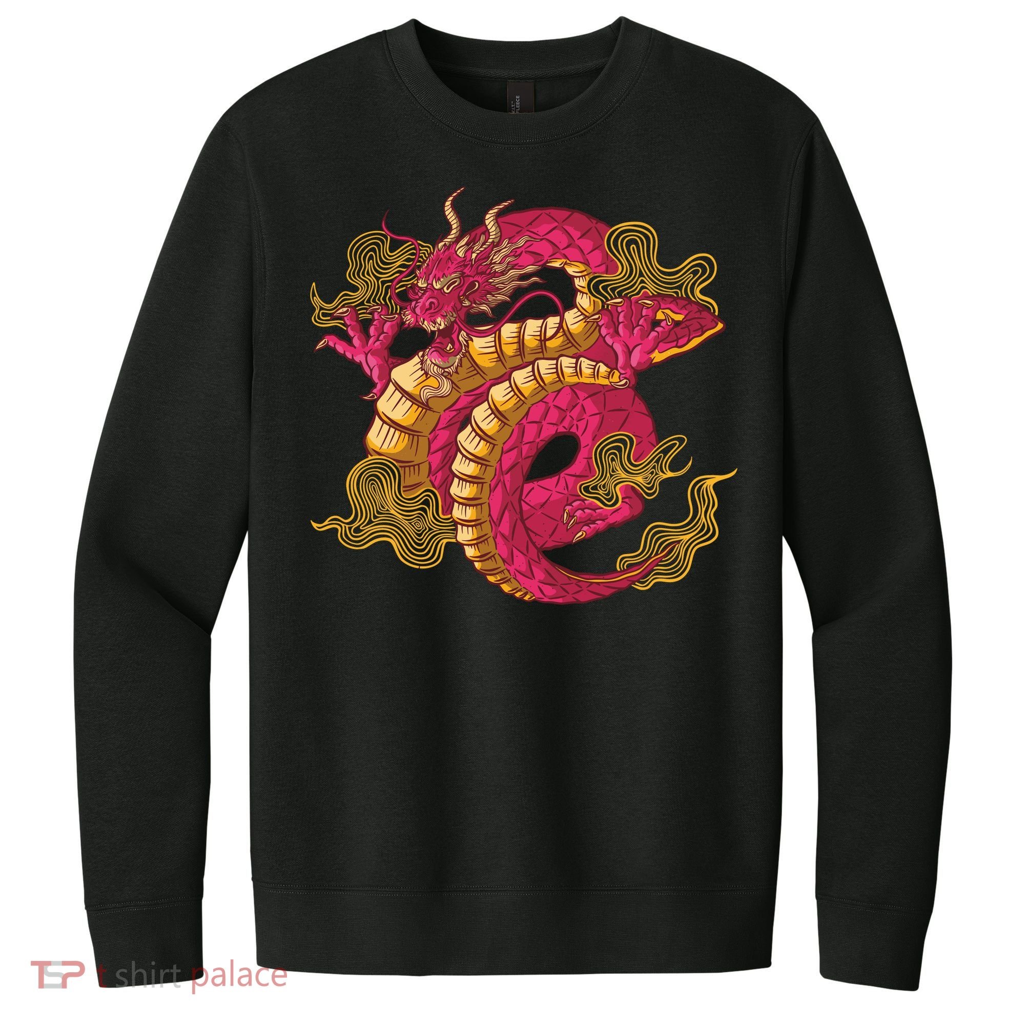 Chinese Dragon Creature V.I.T. Fleece Crew Sweatshirt
