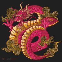 Chinese Dragon Creature Women's Dry Zone Grid Polo thumb 2
