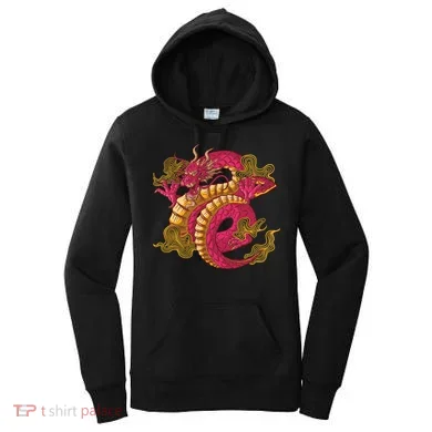 Chinese Dragon Creature Women's Hoodie