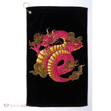 Chinese Dragon Creature Golf Towel