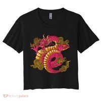 Chinese Dragon Creature Women's Crop Top Tee thumb 0