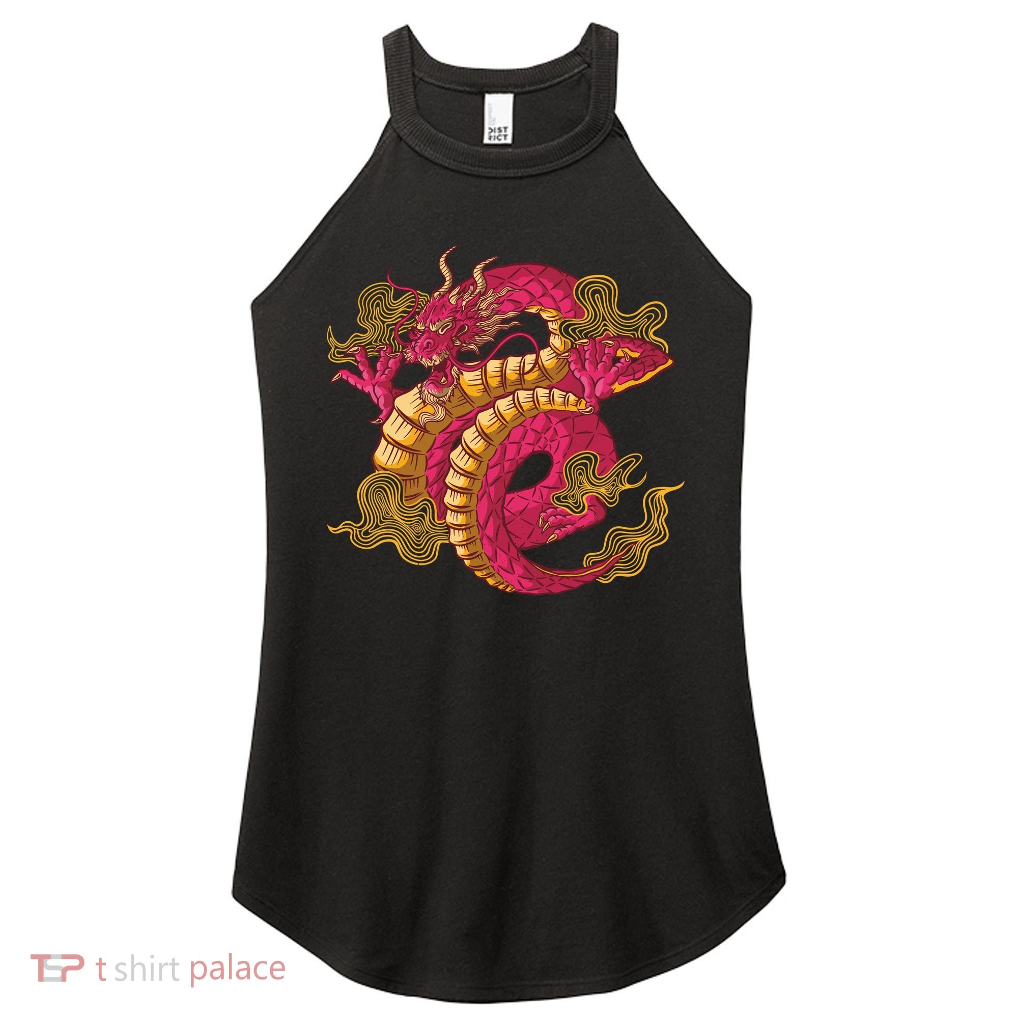 Chinese Dragon Creature Women's Perfect Tri Rocker Tank