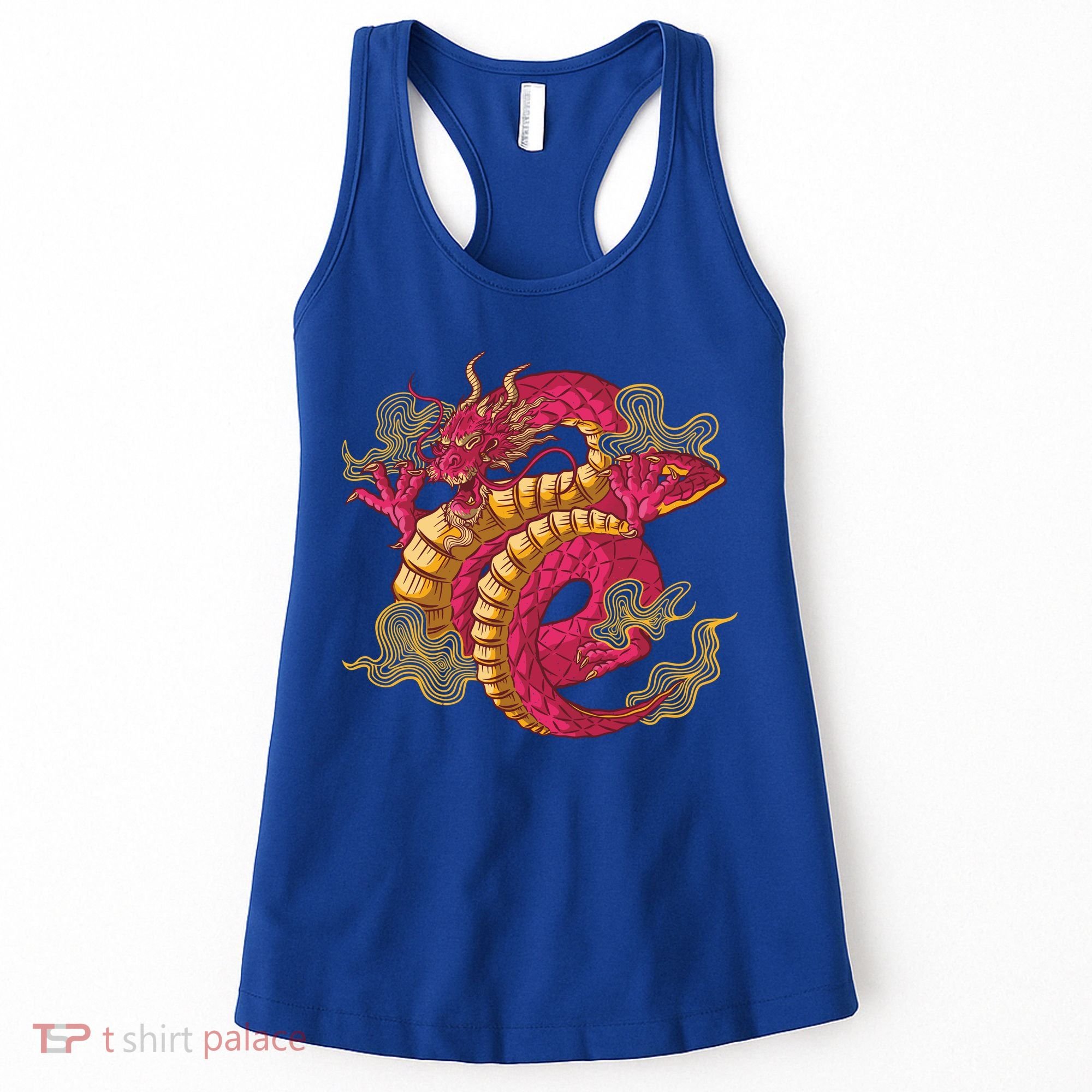 Chinese Dragon Creature Women's Tank Top