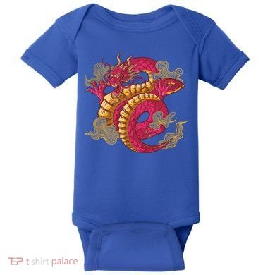 Chinese Dragon Creature Baby Bodysuit
