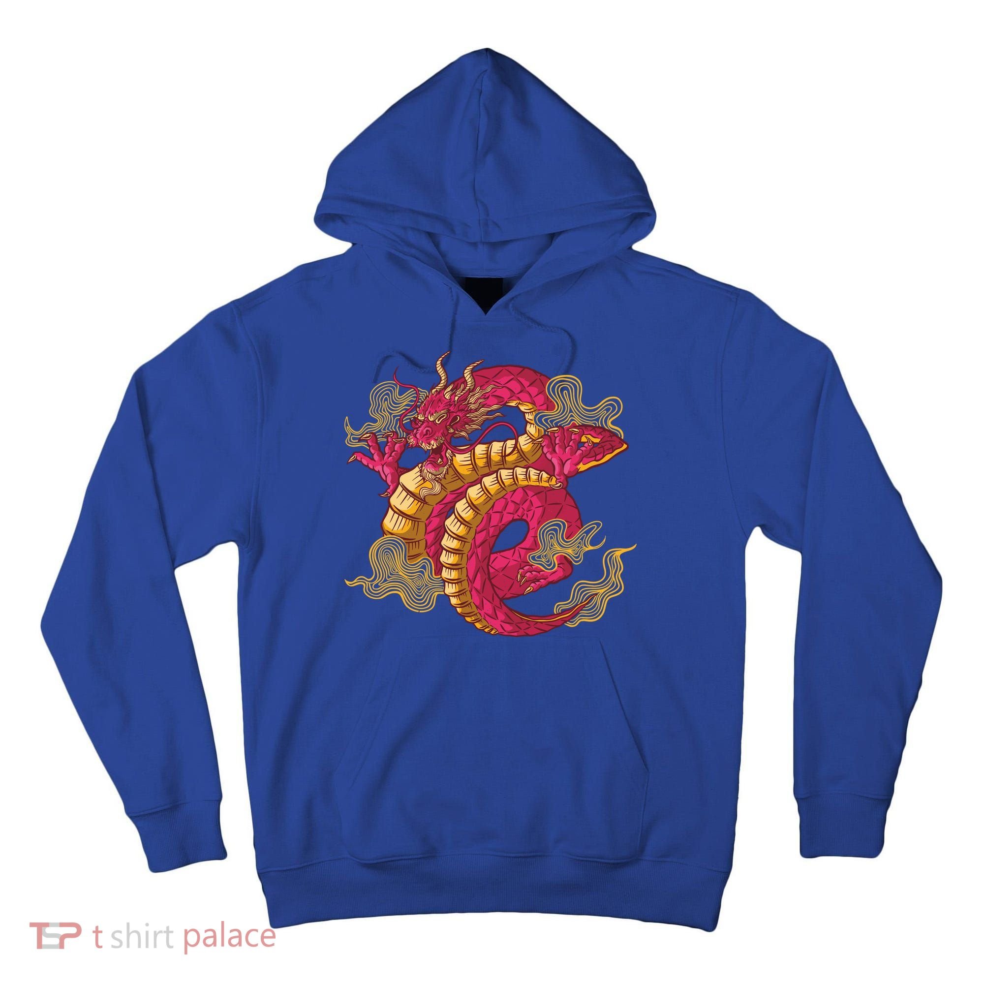 Chinese Dragon Creature Tall Hoodie